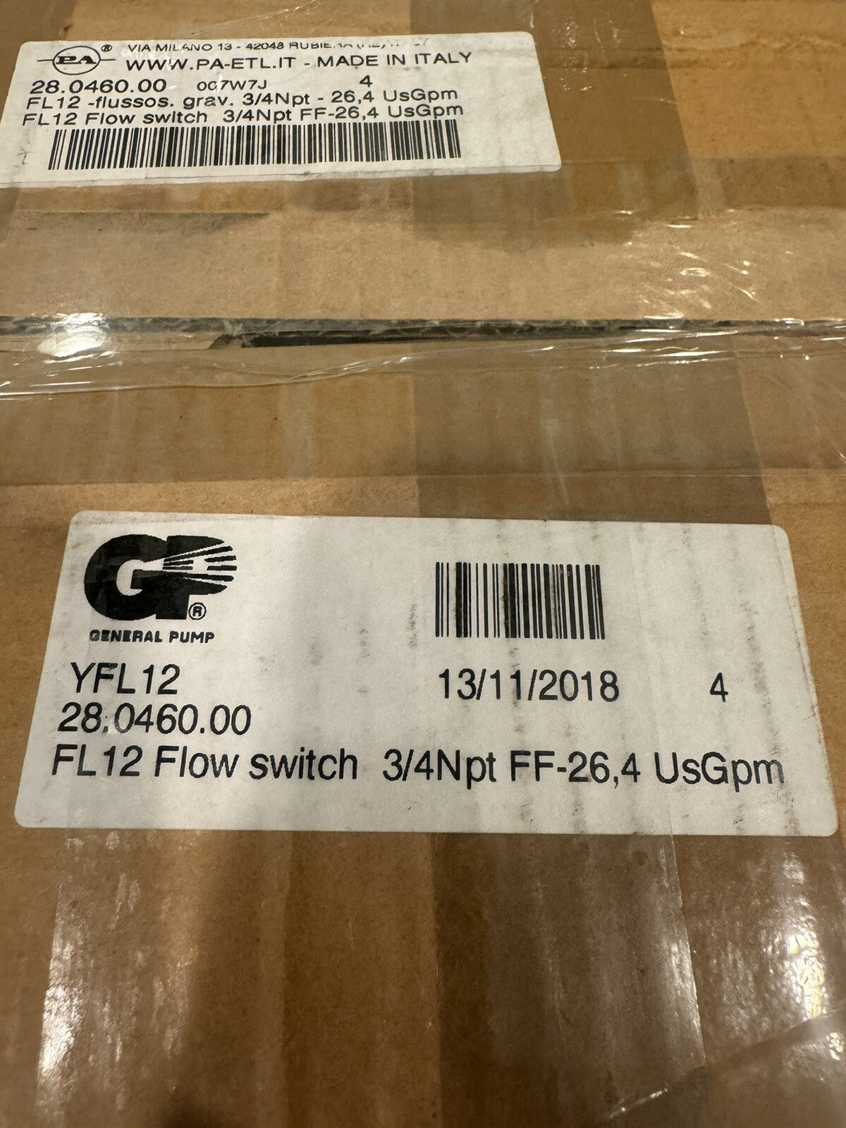 General Pump 28.0460.00 Float Switch 3/4 NPT FL12 NEW! FREE SHIPPING!