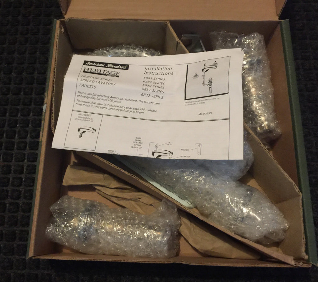 American Standard Heritage Gooseneck Widespread Chrome Faucet 6832000.002