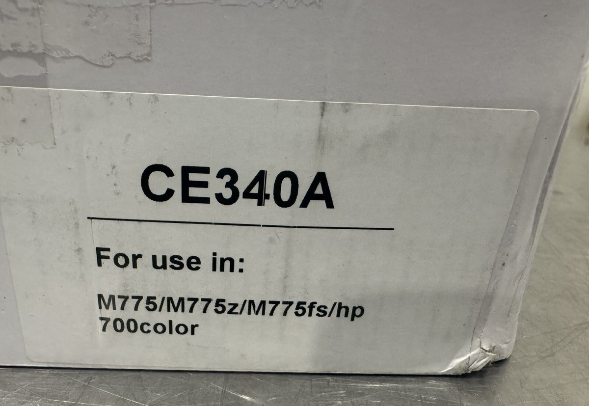 CE340A Printer Ink 4 PACK High Yield Black Yellow Cyan Magenta NEW IN BOX!