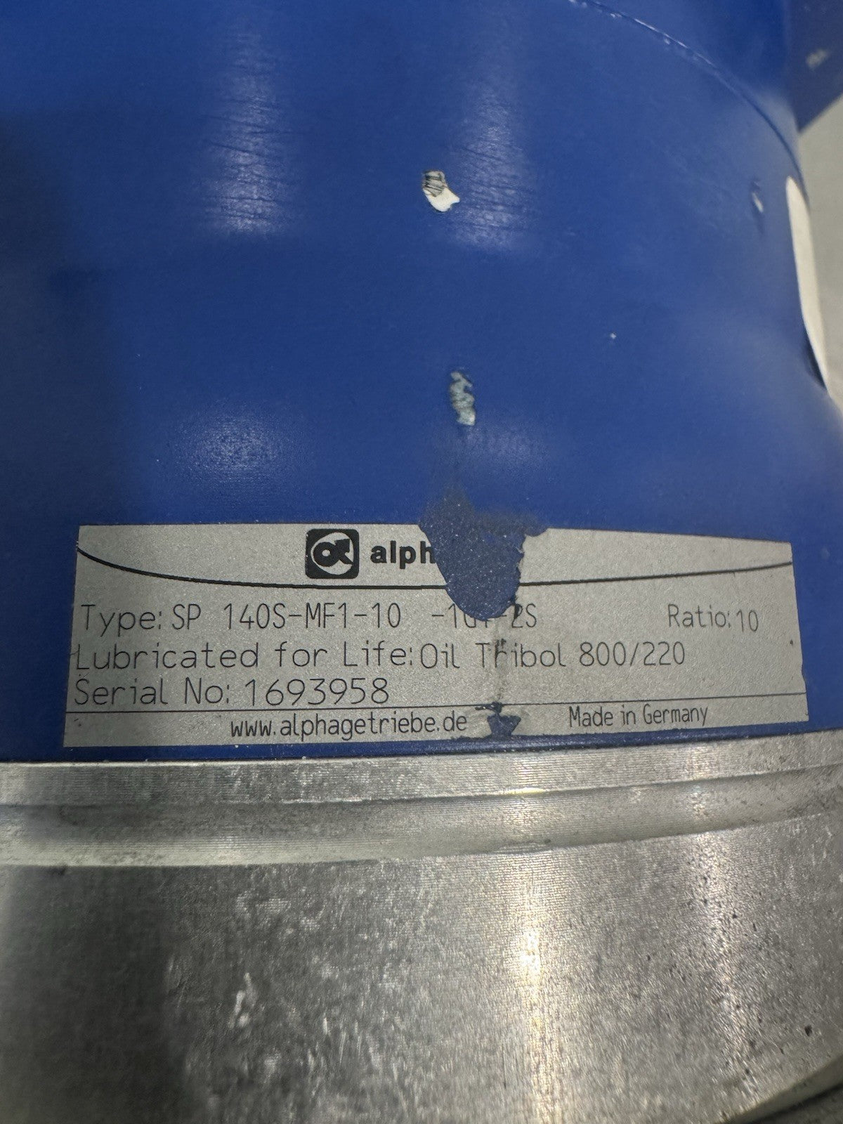 140S-MF1-10-1G1-2S Alpha Gear Head Planetary Gearbox! FREE SHIPPING!