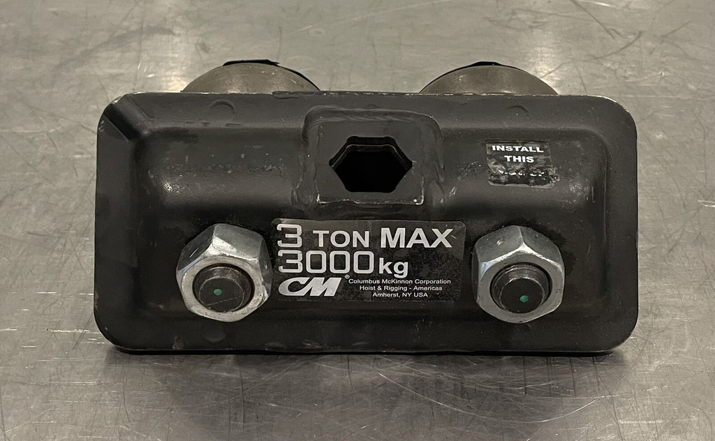 Columbus Mckinnon 3 Ton Max Beam Trolley Low Headroom NEW! FREE SHIPPING!