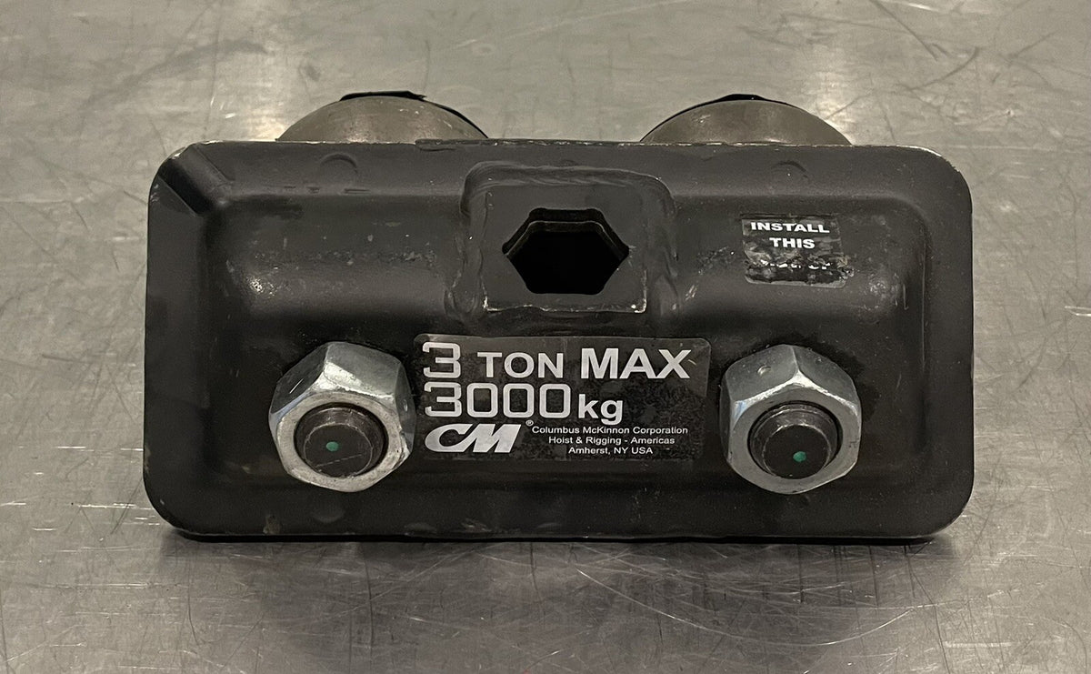 Columbus Mckinnon 3 Ton Max Beam Trolley Low Headroom NEW! FREE SHIPPING!