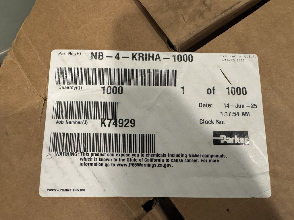 Parker NB-4-KRIHA-1000 Nylon Tubing Roll 1000’ NEW! FREE SHIPPING!