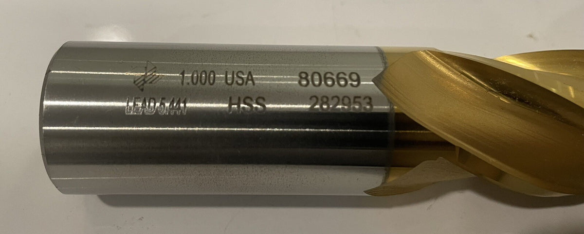 Fast Cut 80669 Drill Bit 282953 Lead 5.441 Fluted Mill End NEW! FREE SHIPPING