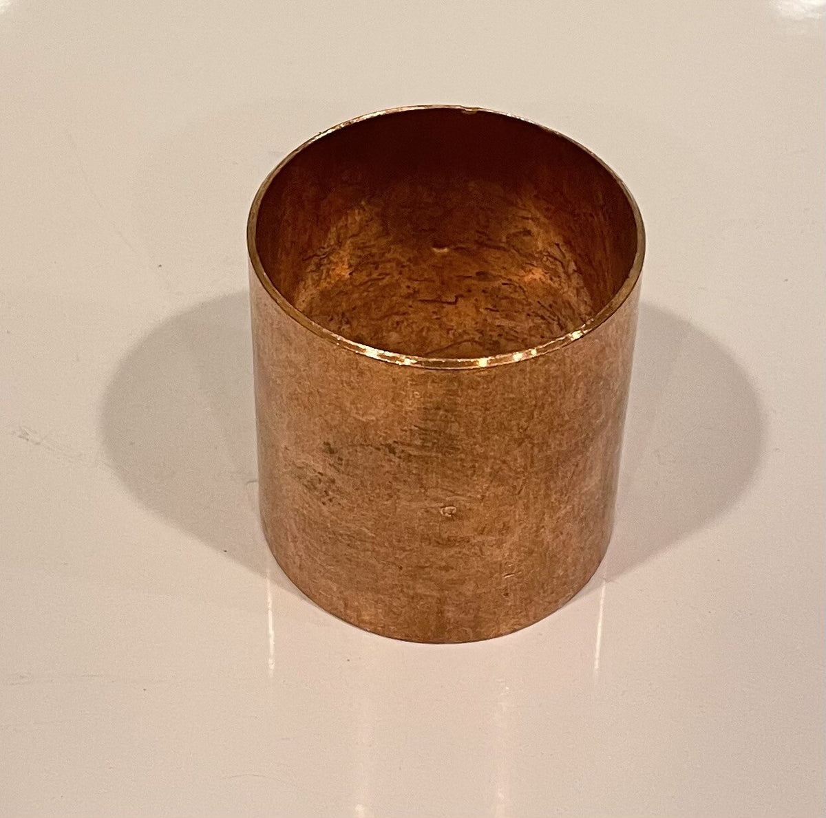Copper Coupling W/ Stop 3-1/8" OD Pipe Coupler 3-1/2” Long NEW! FREE SHIPPING!
