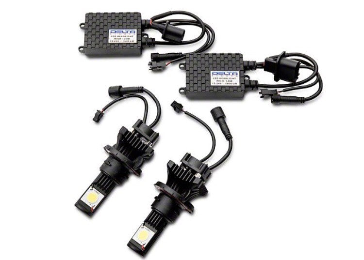 Delta J107268 H13 LED Conversion Kit Jeep Wrangler 2007-17 NEW IN BOX