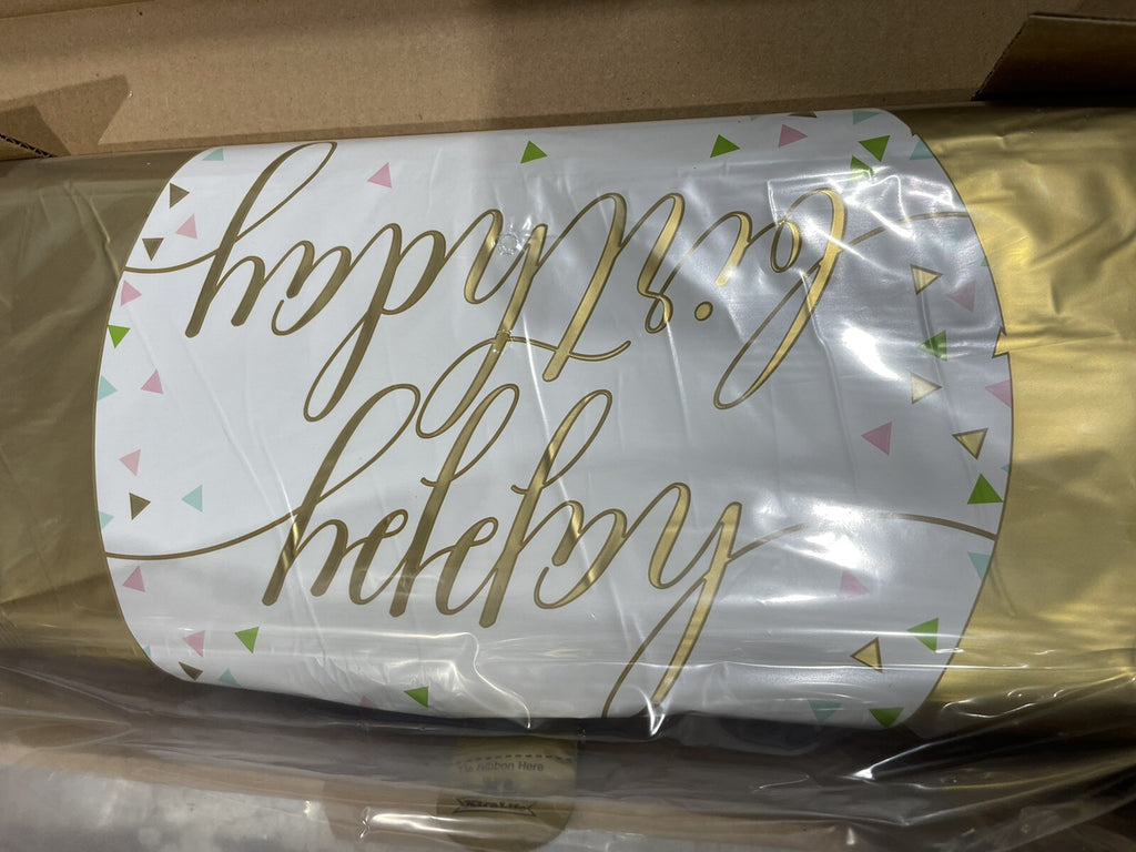 Anagram 37177 XL 17” Pastel Confetti Happy Birthday NEW! FREE SHIPPING!