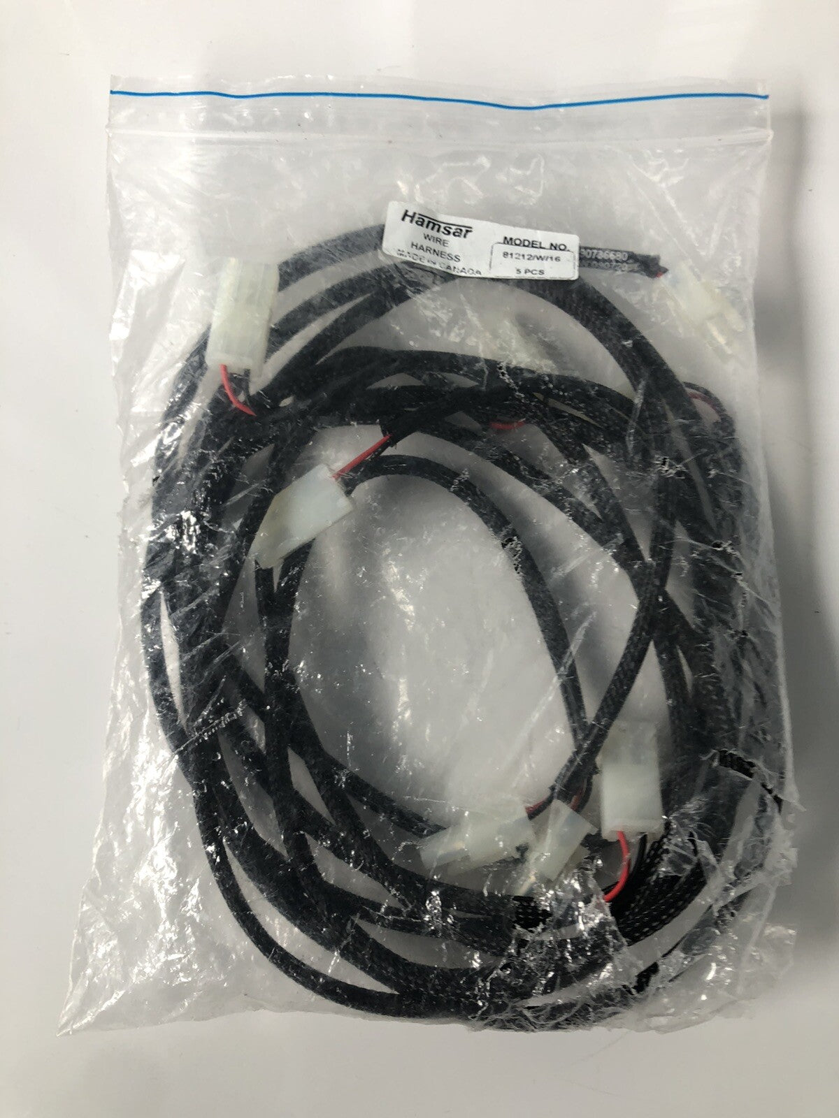 5 PACK Hamsar 81212/W/16 Wire Harness Set NEW! FREE SHIPPING!!
