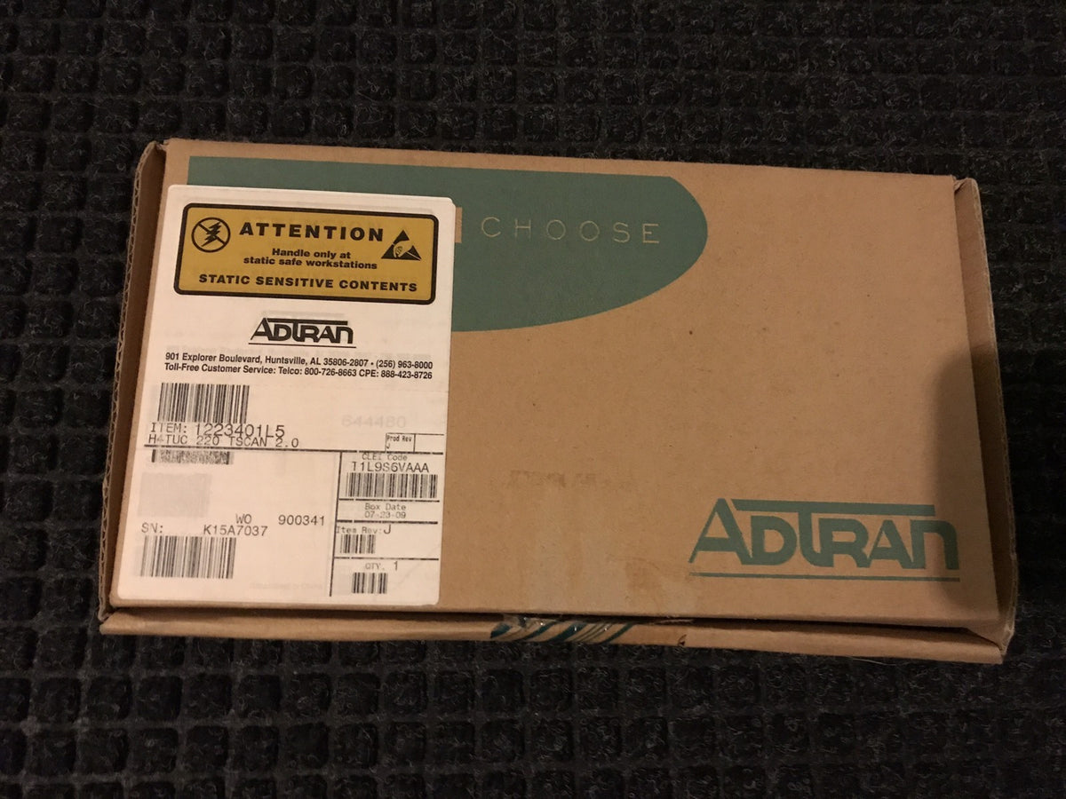 Adtran H4TUC 220 TSCAN 2.0 T1L9S6VAAA HDSL4 TRCVR UN-CO NEW IN BOX