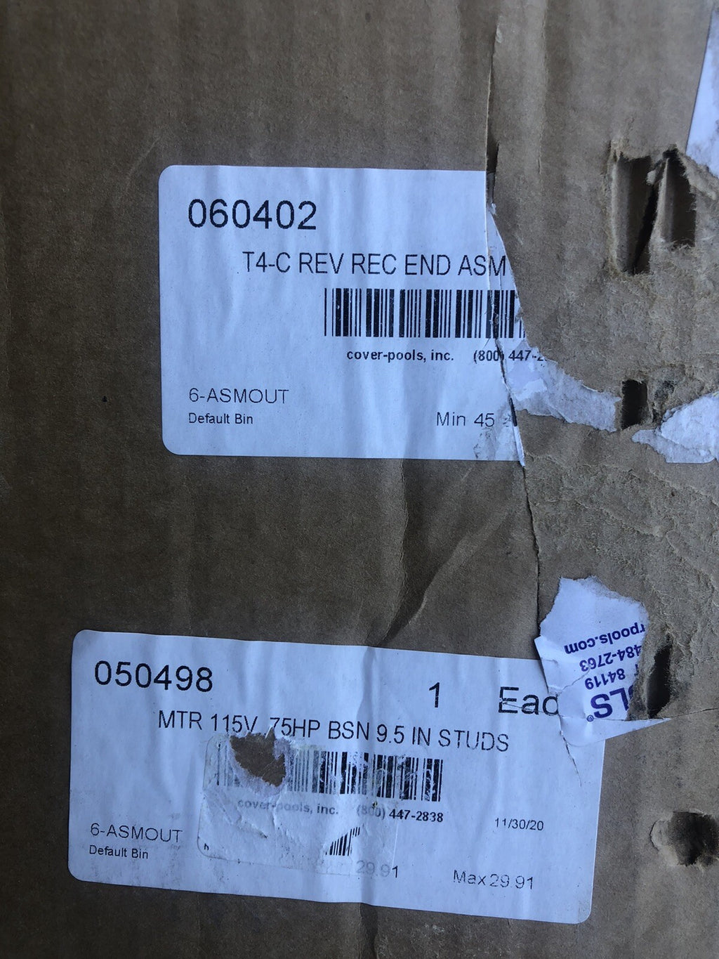 Coverpools T4-C Control Assy 060402 115V 3/4HP 7.5AMP 050493 NEW IN BOX!!!