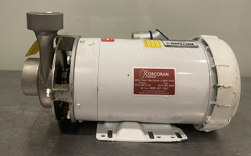 Corcoran 2000D Centrifugal Pump 316SS Stainless C6T34WK33A NEW! FREE SHIPPING!
