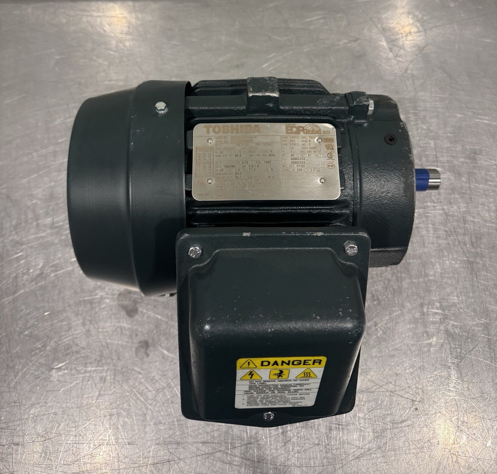Toshiba 0014SDSR44A-P Motor 1HP 230/460V C-Face NEW! SHIPS FREE!