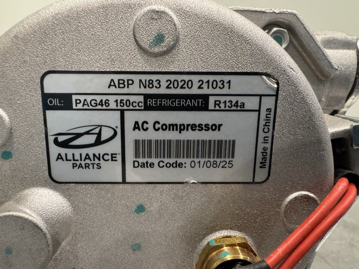 Alliance N83202021031 AC Compressor 83202021031 NEW IN BOX!