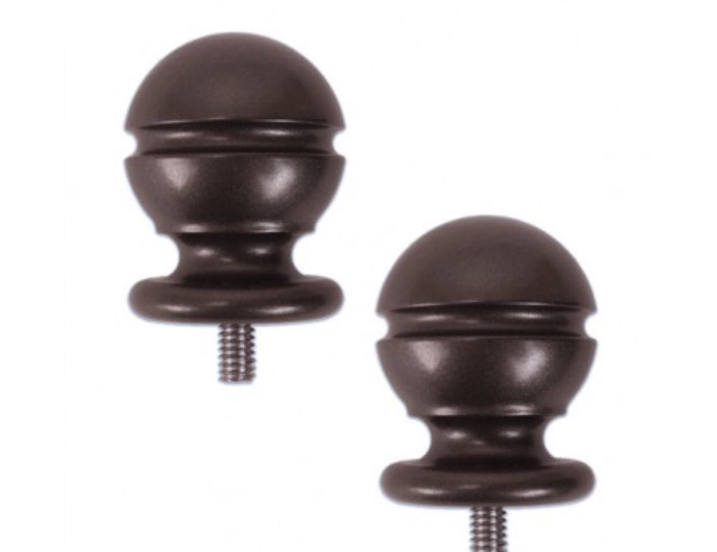 Quiet Glide Rail End Cap Kit (2 Pcs) Oil Rubbed Bronze Model QG.401.07