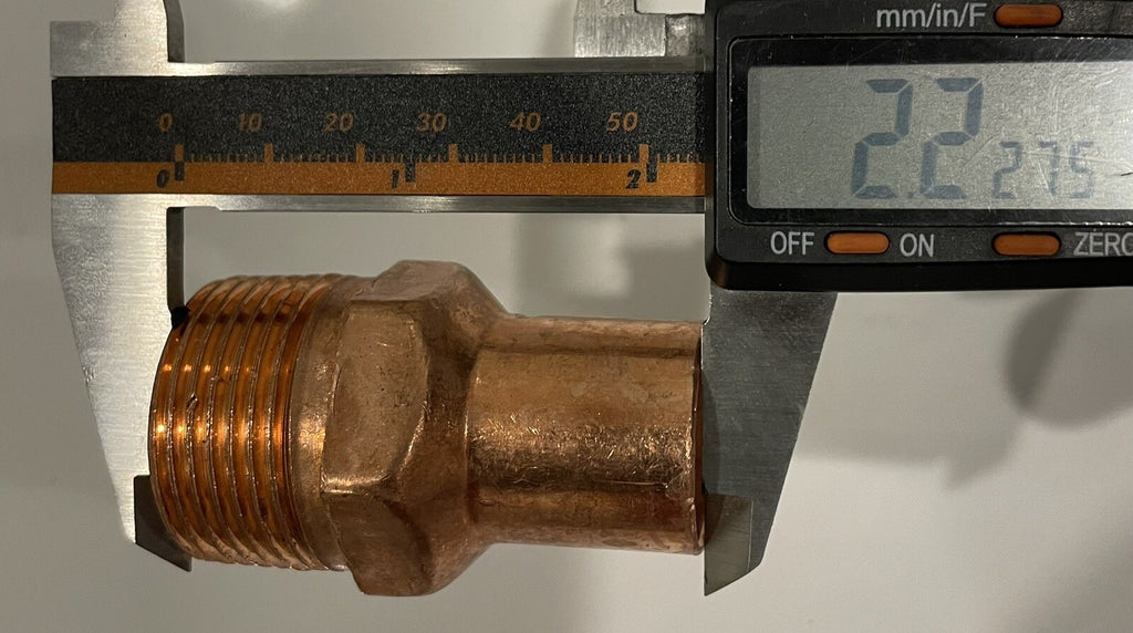 Elkhart 10030336 3/4" C X 1" MIP Copper Adapter 104R NEW! FREE SHIPPING!