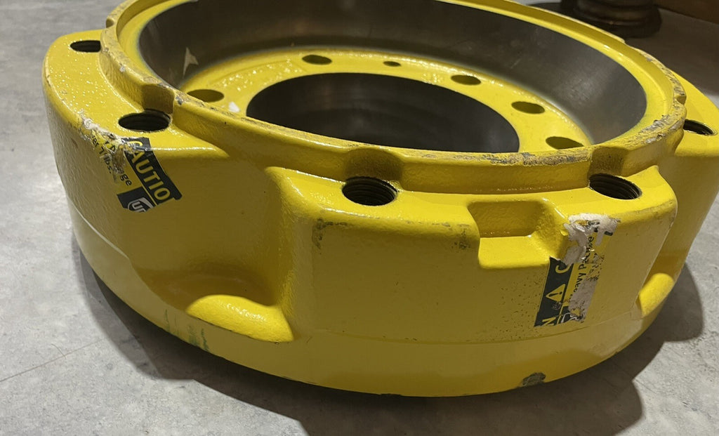 John Deere R299784 Hub ASSY Dual Hub Genuine Yellow NEW! FREE SHIPPING!