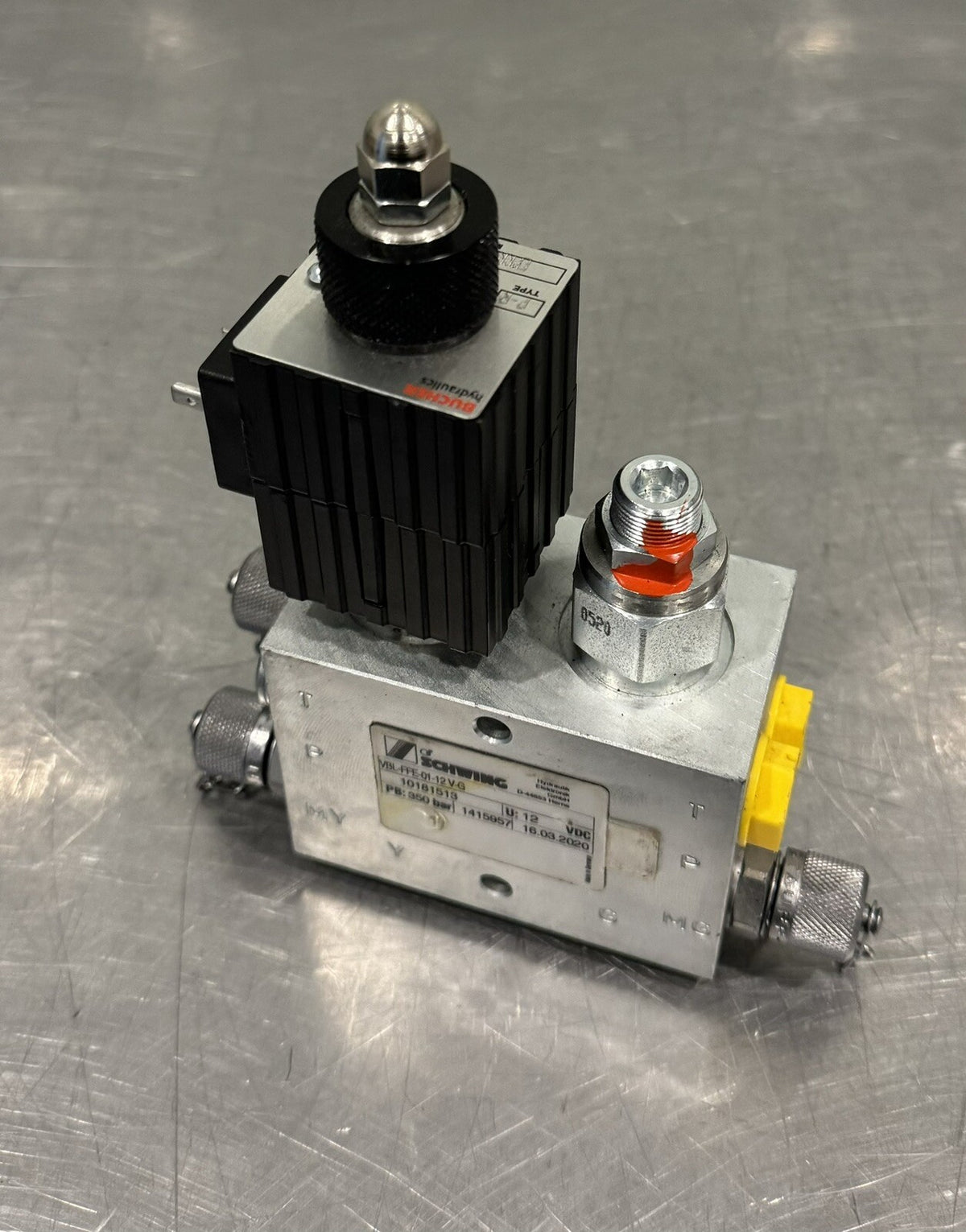 Schwing 10181513 Hydraulic Solenoid Valve VBL-FFE-01-12V-G NEW! FREE SHIPPING!