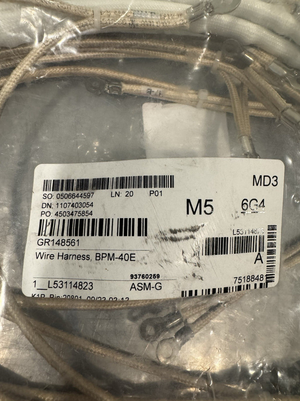 Groen 148561 Heater Element Wire Harness BPM-40E NEW! FREE SHIPPING!
