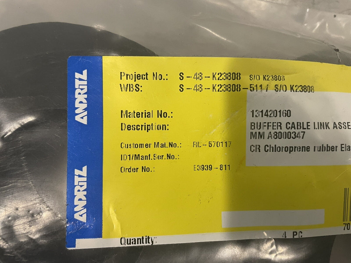 Andritz Buffer Cable Link Assembly 40"/48" Tolhurst MM A8000347 NEW!