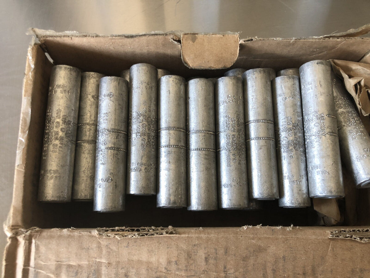 Cooper Power 36711CPS Kearney Eaton LARGE SERV-ENS Gray Cap Aluminum 50Pack NEW!