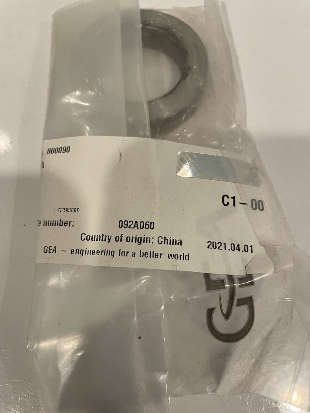 GEA Westfalia 092A060 Spacer ASSY NEW! FREE SHIPPING!
