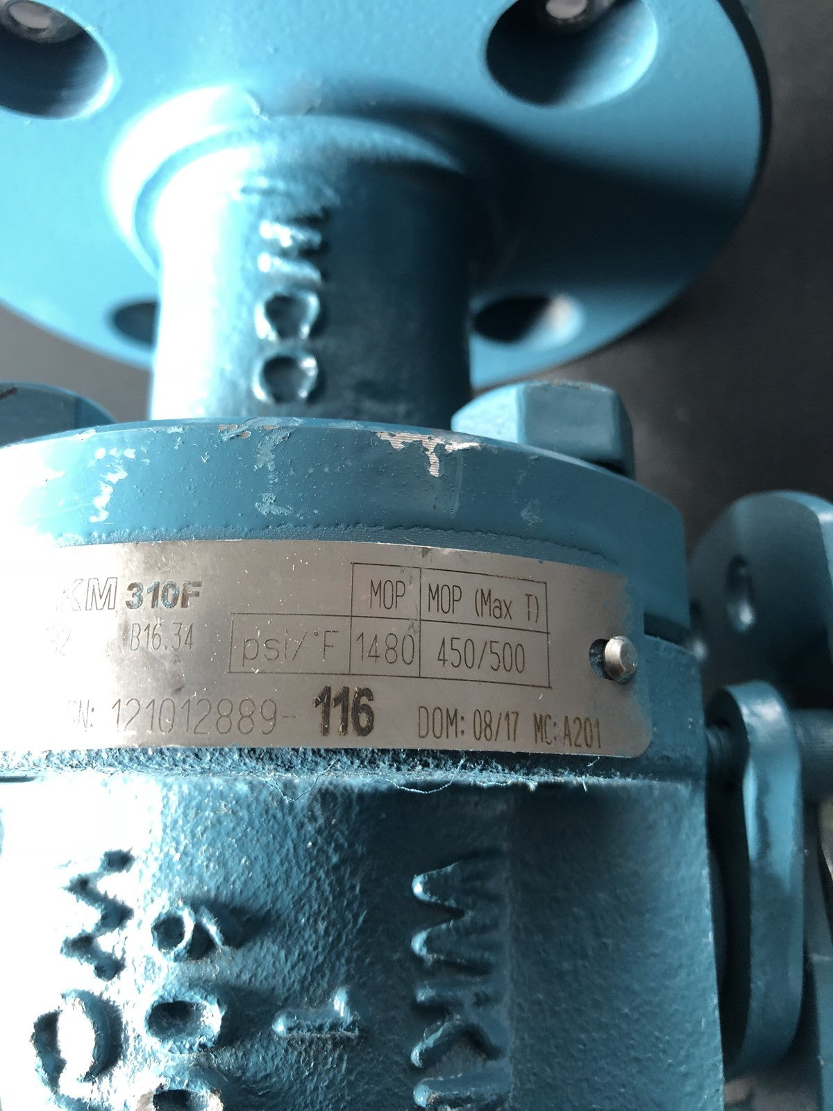 Cameron B182 Steel Flanged Ball Valve 1x1 310F NEW