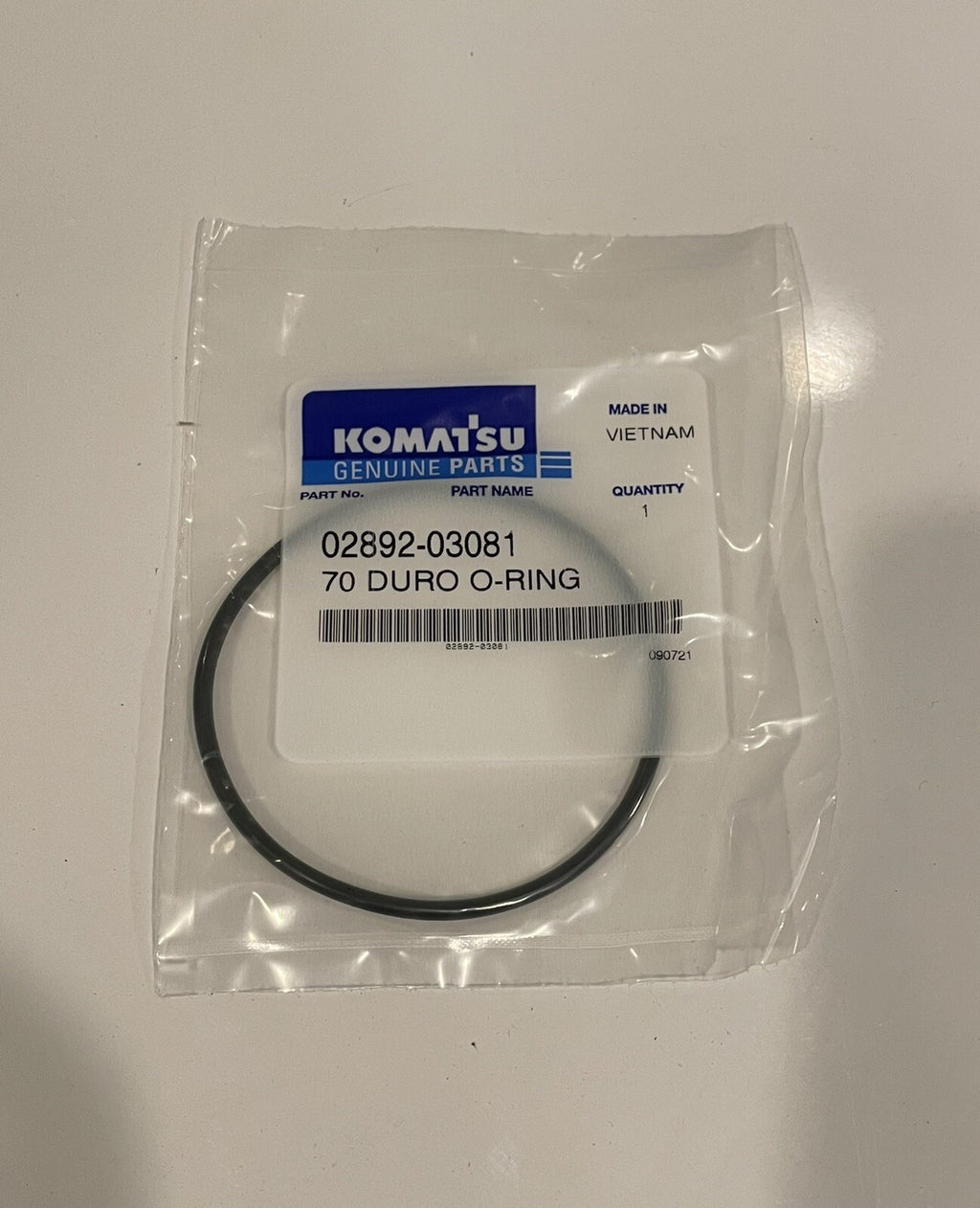Komatsu 02892-03081 O Ring Seal Forklift Genuine NEW! FREE SHIPPING!