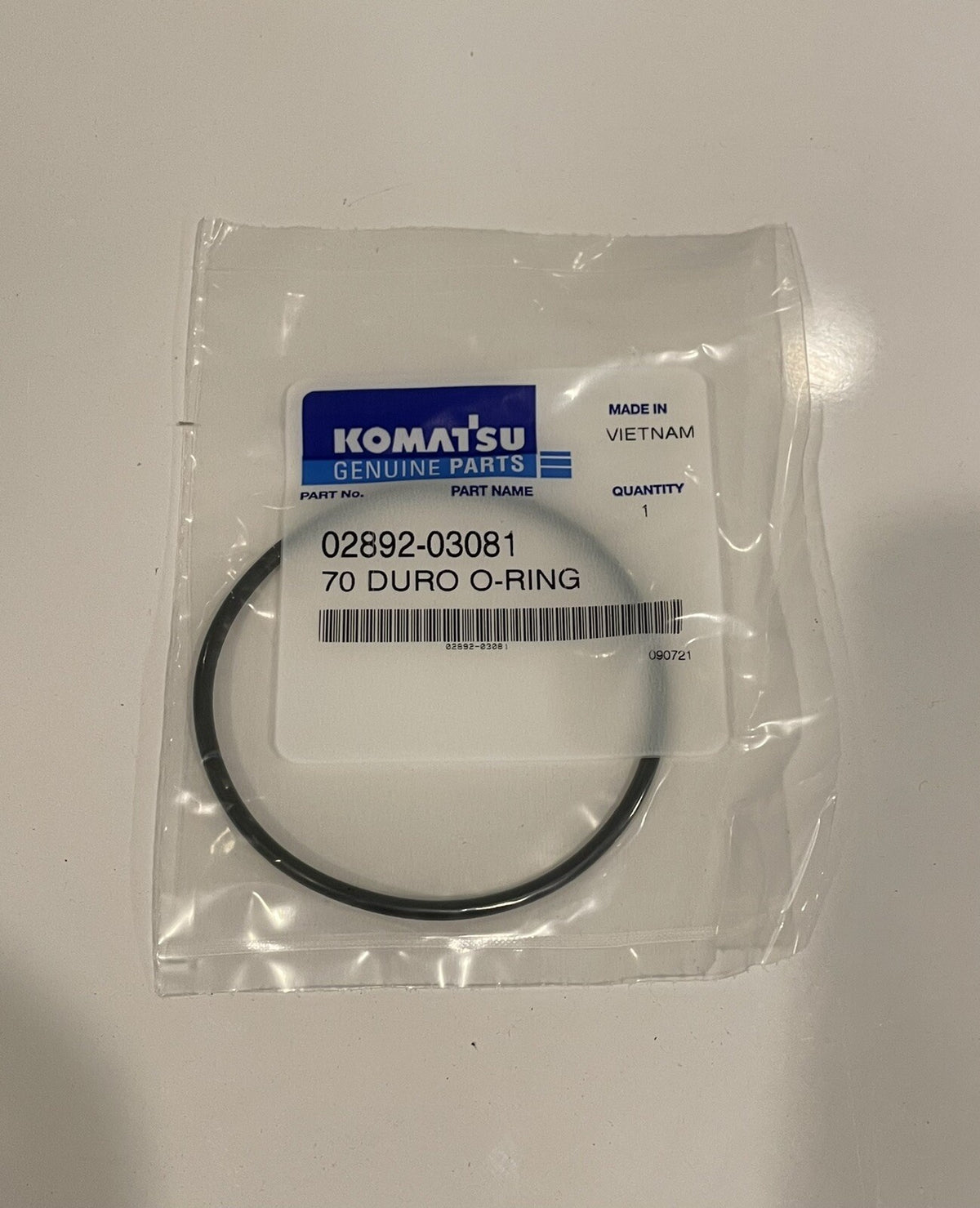 Komatsu 02892-03081 O Ring Seal Forklift Genuine NEW! FREE SHIPPING!