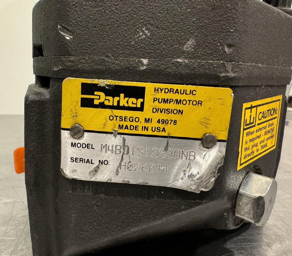 Parker M4B01512S20NB Hydraulic Motor High Speed NEW! FREE SHIPPING!