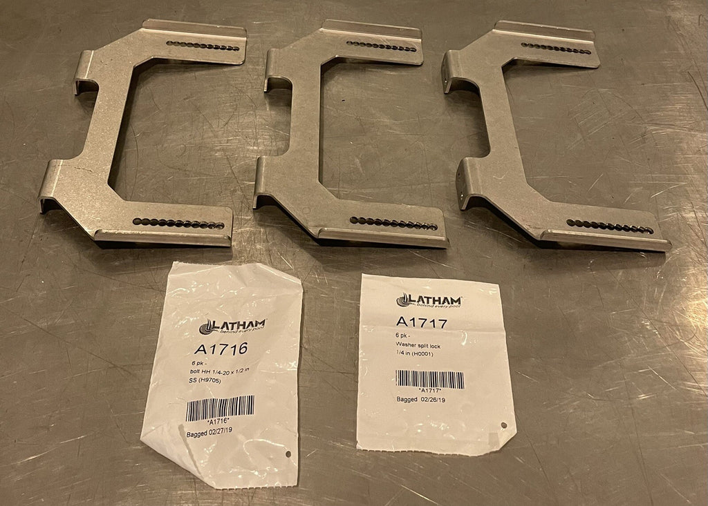 Latham Eclipse System Mounting Foot SET OF 3 W/ Hardware NEW! FREE SHIPPING!