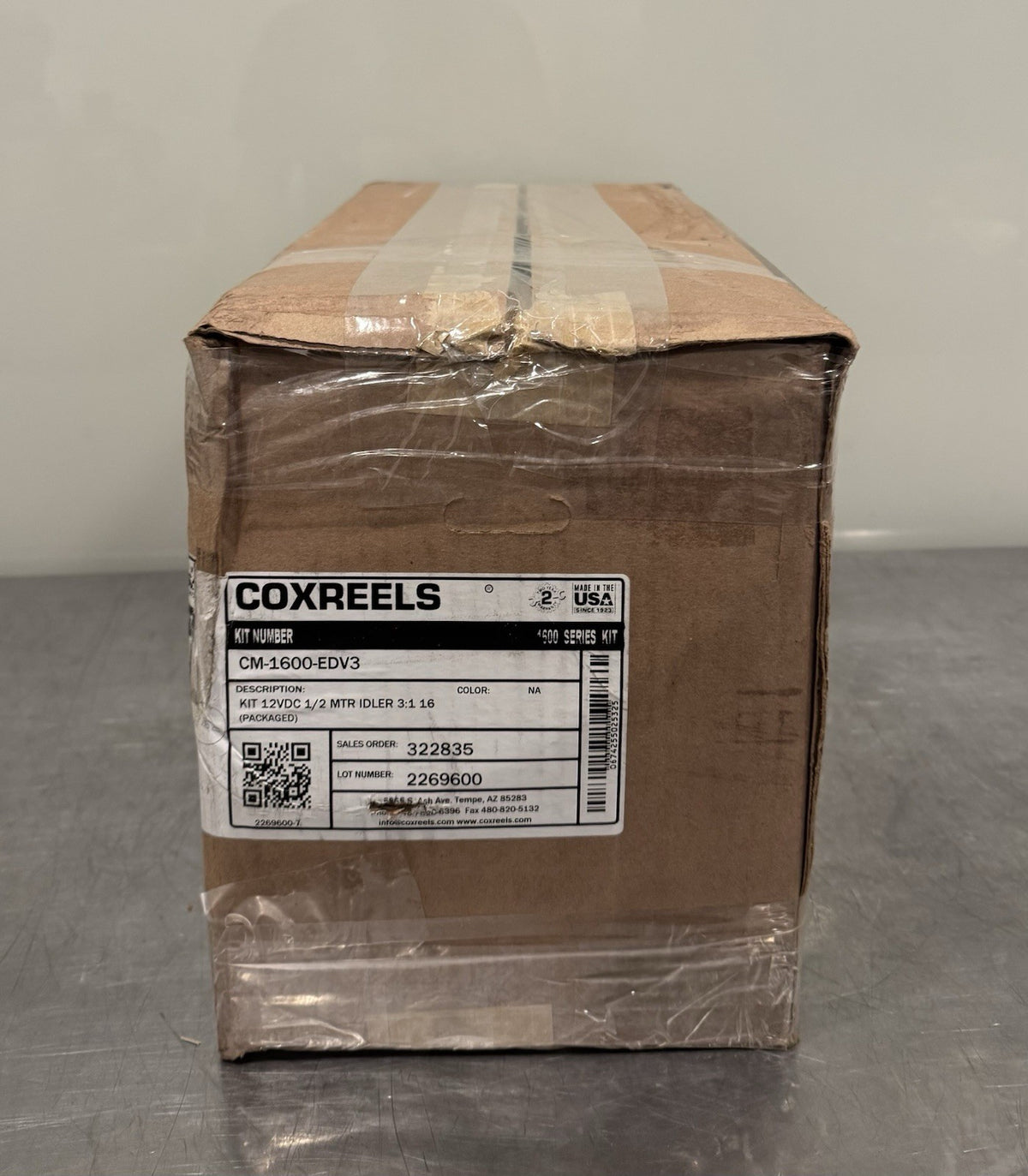 Coxreels CM-1600-EDV3 Motor Idler 12VDC 3:1 Nidec P56SX237 NEW IN BOX SHIPS FREE