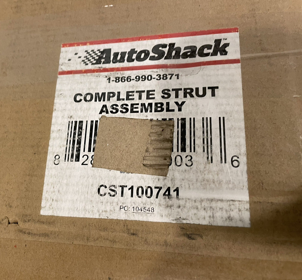 Auto Shack CST100741 Coil Spring Strut Assembly NEW IN BOX! FREE SHIPPING!