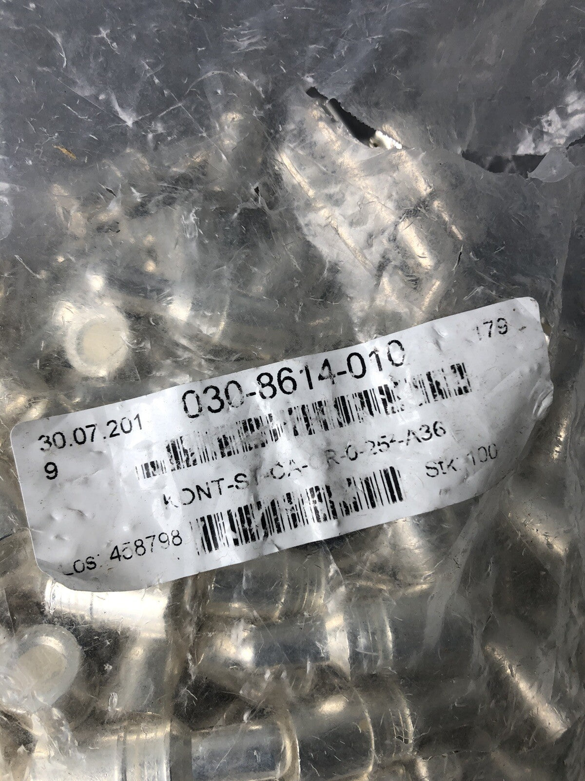 030-8614-010 ITT Cannon Pin Contact Crimp Silver NEW!! FREE SHIPPING!!!