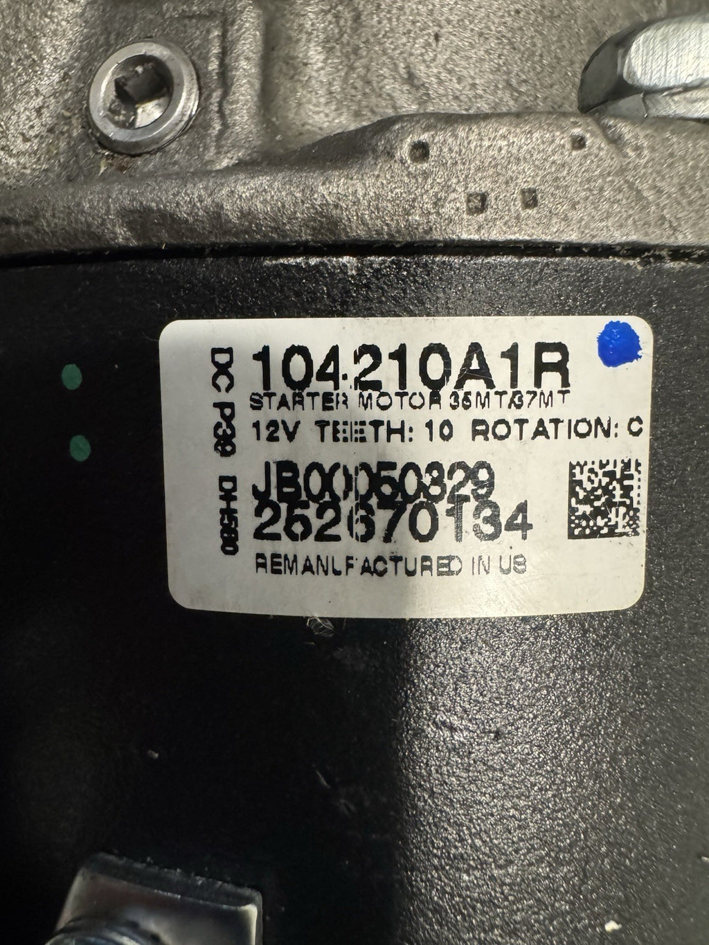 104210A1R CNH Starter International Diesel Tractor Engine Starter NEW! REMAN!