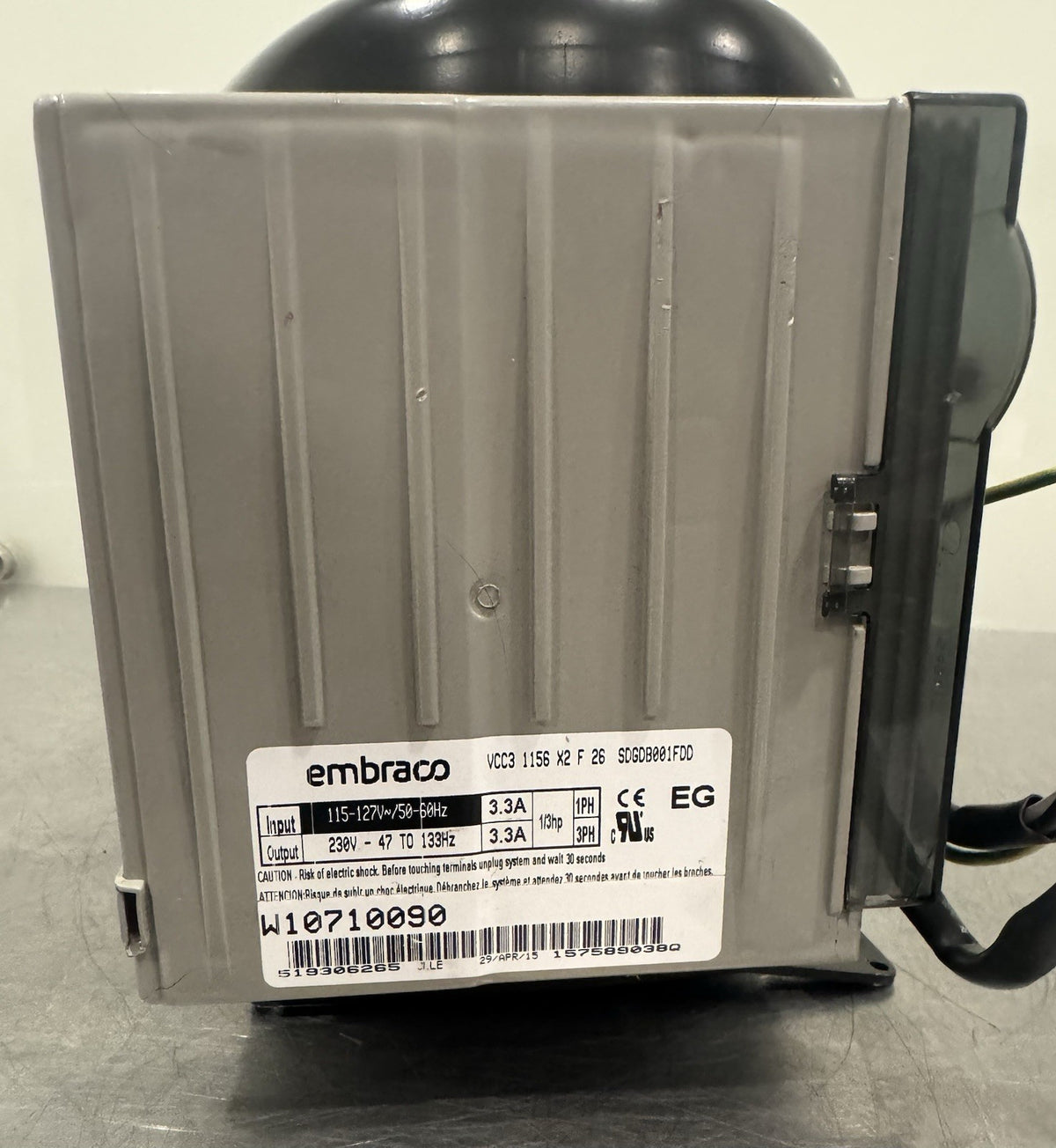 Embraco VEGD 7H Refrigerator Compressor NEW! FREE SHIPPING!