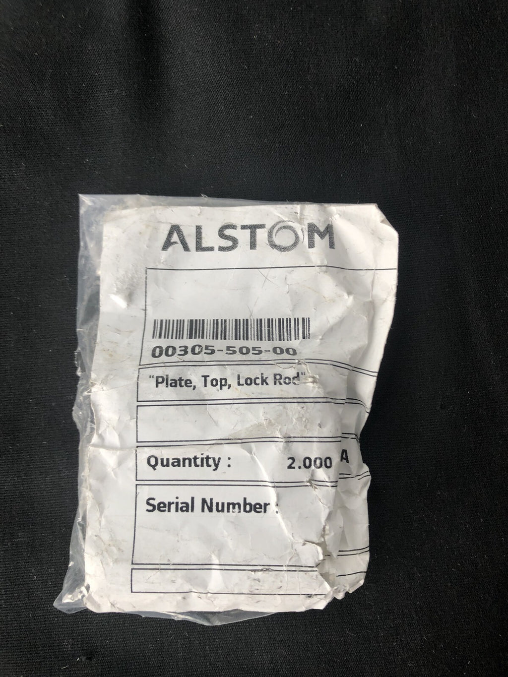 Alstom 00305-505-00 Lock Rod Plate Top NEW!!! FREE SHIPPING!!!