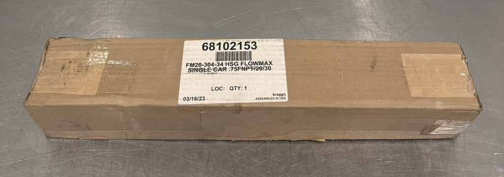 Flow-Max FM20-304-34 Single Cartridge Filter ASSY 304SS NEW IN BOX!