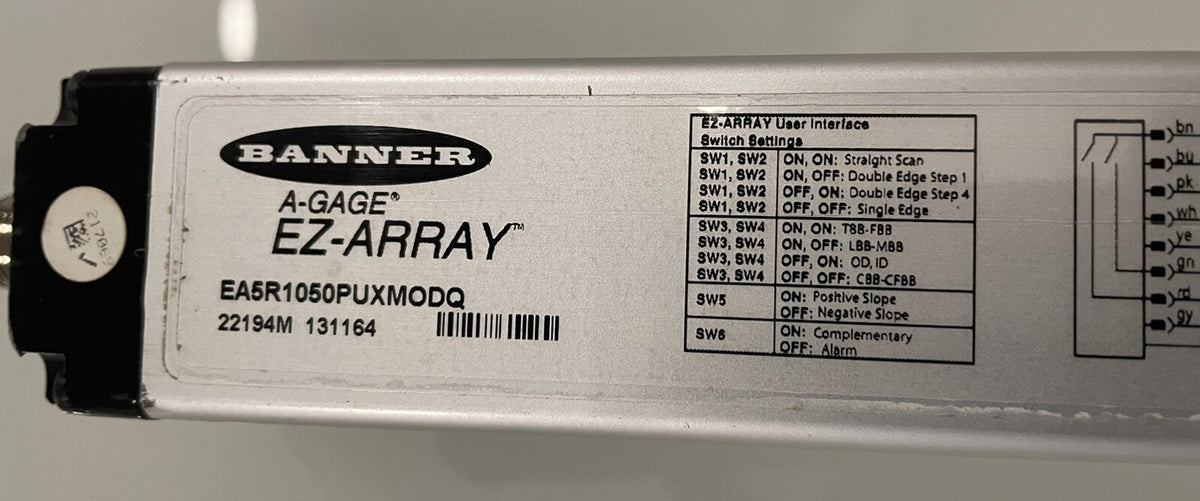 Banner EA5R1050PUXMODQ EZ-Array Light Curtain Receiver NEW! FREE SHIPPING!