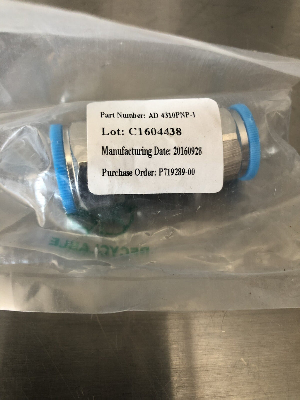 AD-4310PNP-1 Amphenol RF Connector 4.3/10 Plug to N Plug Adapter NEW! SHIPS FREE