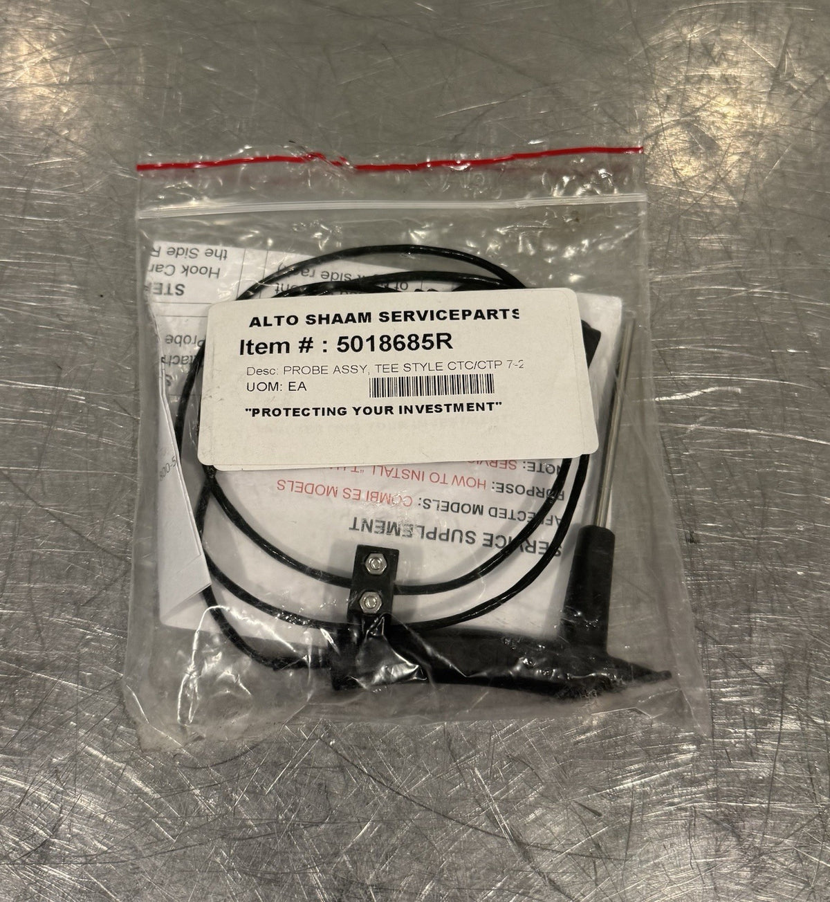 Alto Shaam 5018685R Service Probe ASSY Tee Style NEW! FREE SHIPPING!