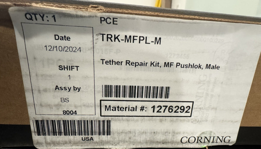 Corning TRK-MFPL-M OSC Tether Repair Kit Multi Fiber Pushlok Male NEW SHIPS FREE