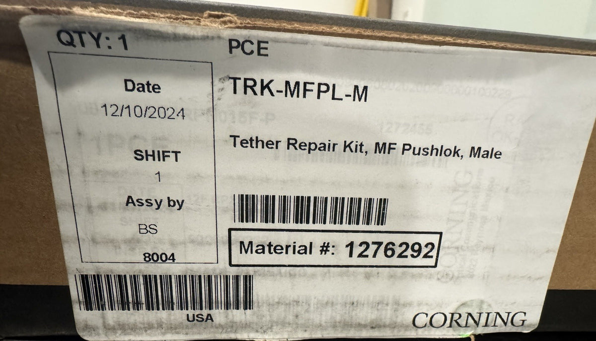 Corning TRK-MFPL-M OSC Tether Repair Kit Multi Fiber Pushlok Male NEW SHIPS FREE