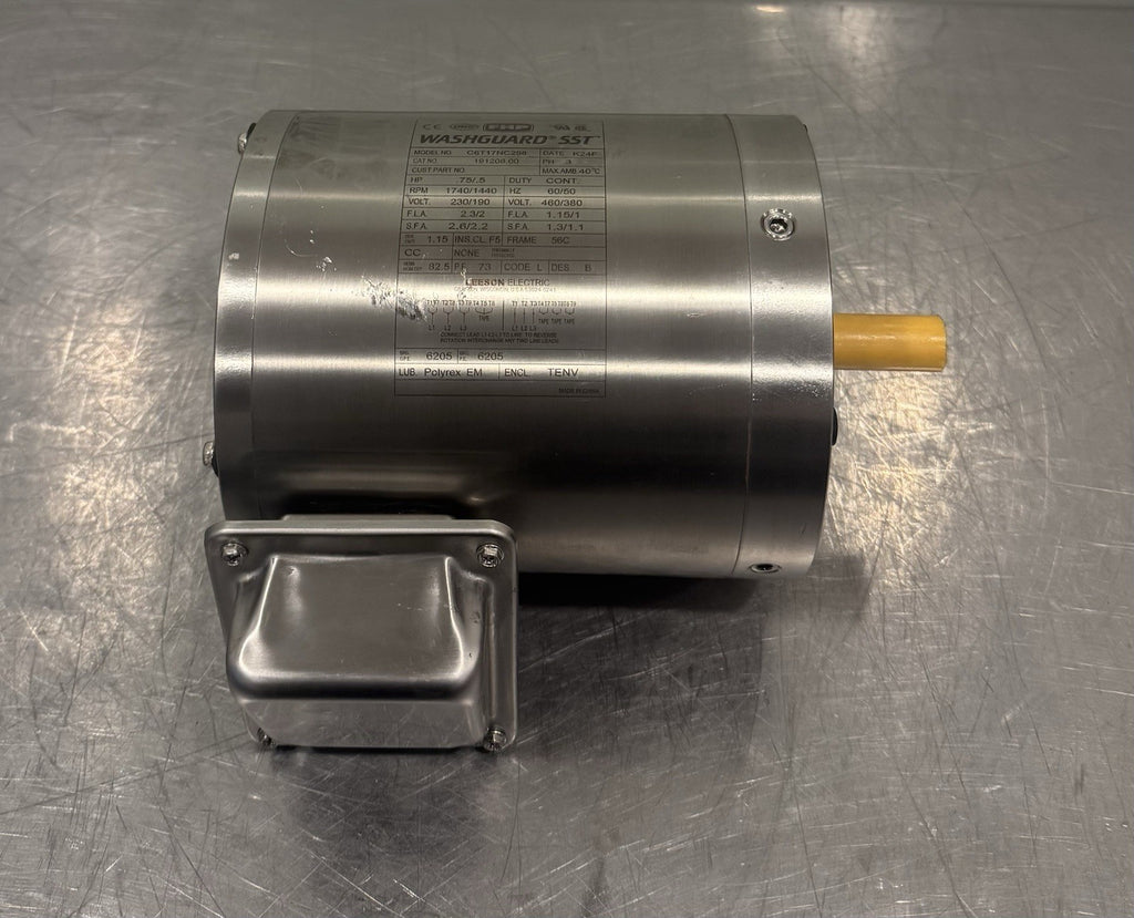 191208.00 Leeson Washguard SST Motor .75/.5HP 1740/1440 RPM 230/190V C6T17NC298 