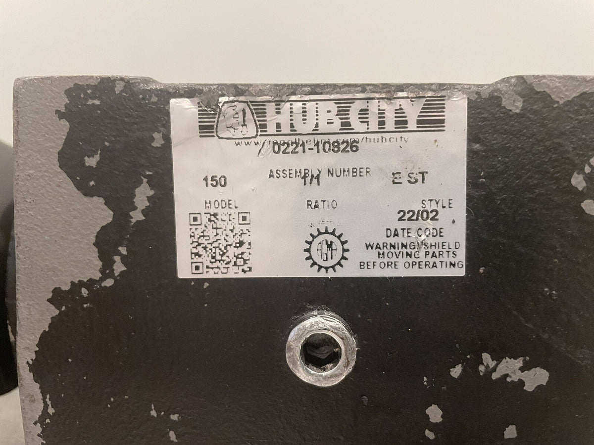 Hub City 0221-10826 Gear Reducer Model 150 1:1 Ratio NEW! FREE SHIPPING!