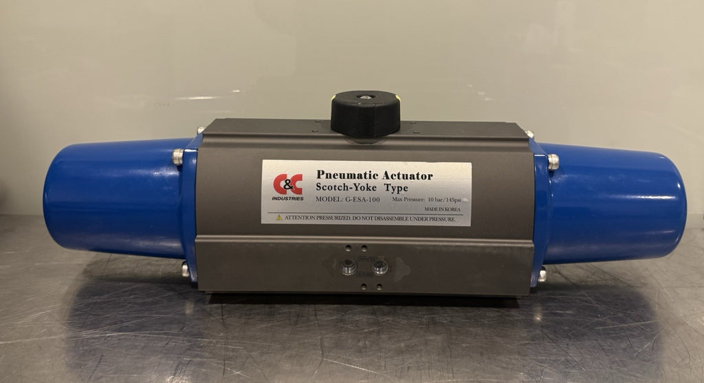 C&C G-ESA-100 Pneumatic Actuator Scotch-Yoke Type NEW! FREE SHIPPING!