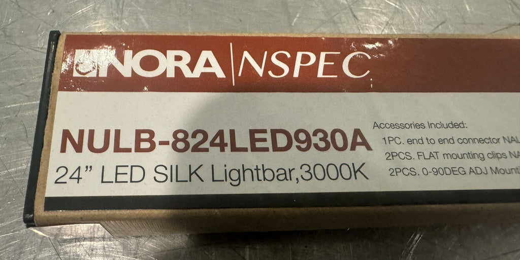 Nora NULB-824LED930A LED Light Strip 24” Aluminum 24V NEW! FREE SHIPPING!