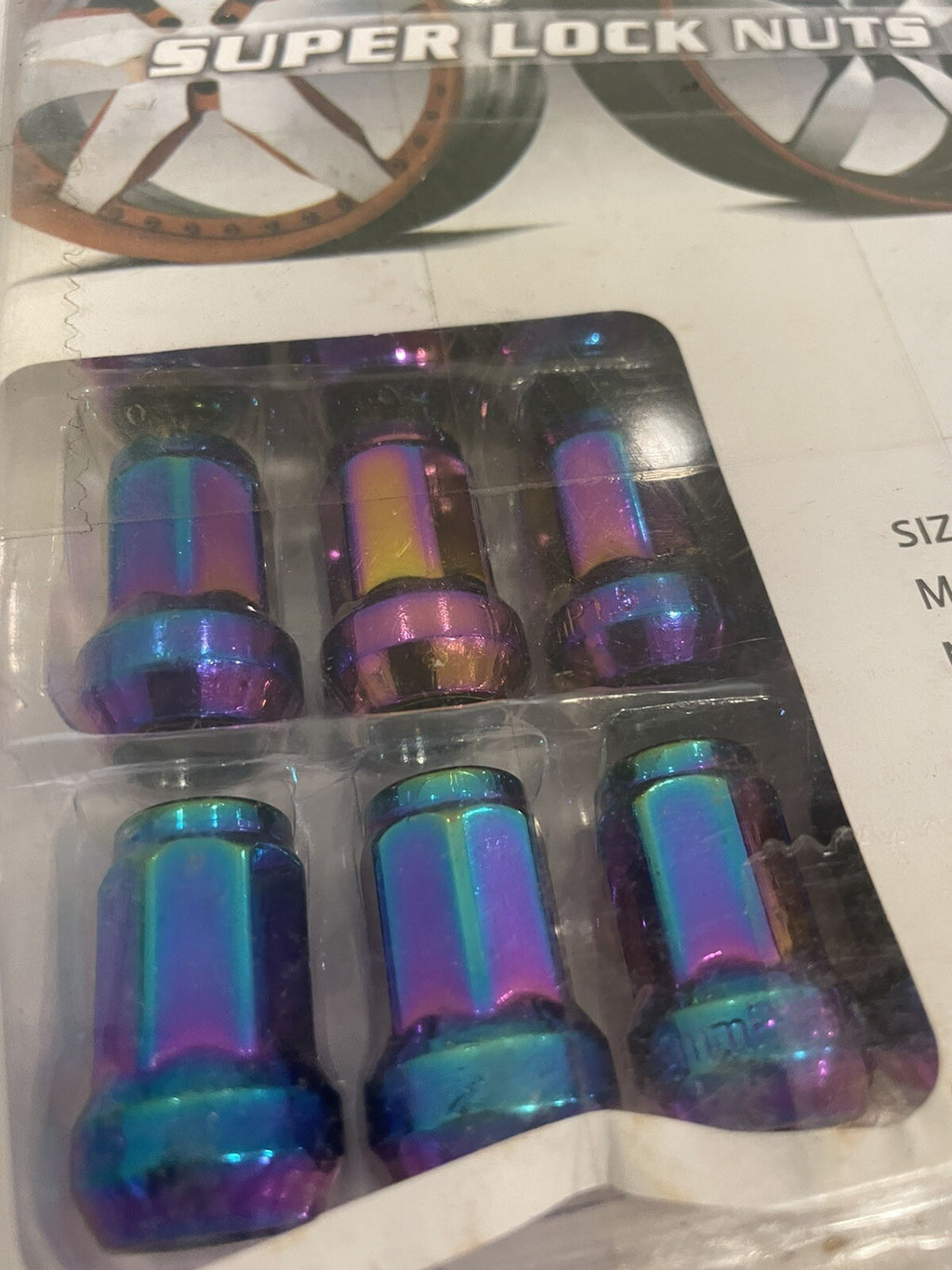Topfit Super Lock Nuts Pearlescent M12 X 1.50 NEW! FREE SHIPPING!