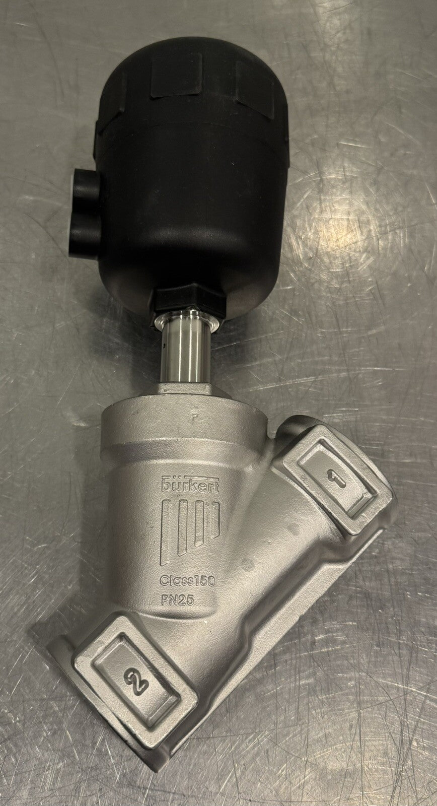Burkert Type 2000 Pneumatic 2/2-Way Piston Angle Seat Valve 454791 NEW IN BOX!