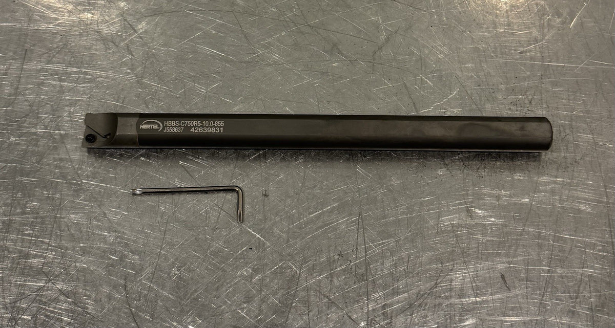 Hertel 42639831 Indexible Boring Bar HBBS-C750R5-10.0-855 NEW! FREE SHIPPING!