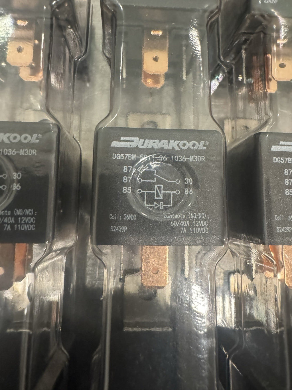DuraKool DG57BM-5011-96-1036-M3DR Relay 36VDC Coil NEW! FREE SHIPPING!